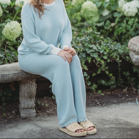 Love And Grow Clothing Co Pants - Women's Knit Wide Leg Pant